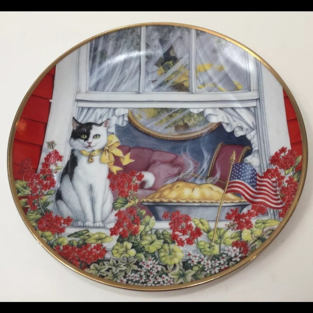 Franklin Mint Home Sweet Home Limited Edition Fine Porcelain Plate